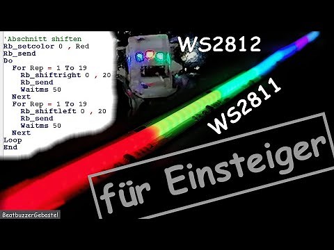 WS2811 WS2812 Getting Started Tutorial - Hardware, Software, Pros and Cons