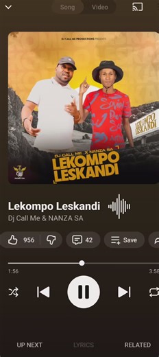 Discover DJ Call Me & Nanza SA's Lekompo Leskandi