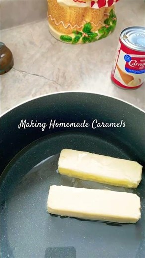 Making Homemade Caramels #shorts