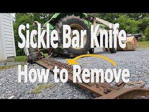 Ford 515 Sickle Bar Mower – Cutter Removal and Install – How To