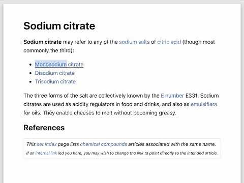 Sodium Citrate - Wikipedia