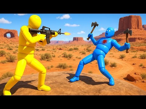 NPC Wars with Active Ragdoll Dudes #20 Euphoria Physics