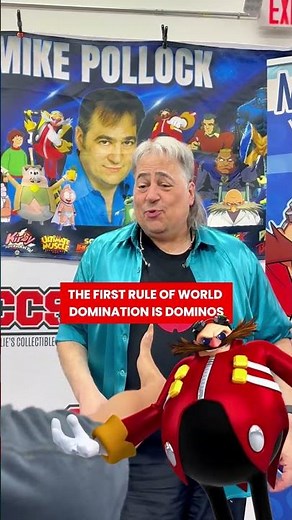 Dr. Eggman’s First Rule of World Domination… Using Dominos?! 💥🤣 | Mike Pollock Chaos IRL