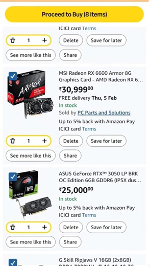 RX 6600 vs RTX 3050 😱 | Budget GPU WAR 🔥