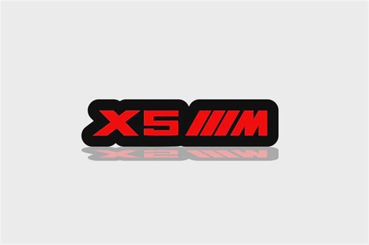 Custom LED Radiator Grille Emblem X5 M Logo – RGB Light Up Front Badge
