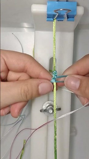 Core-spun round four-strand braid, phoenix tail knot | Make a lucky bracelet! #diy #bracelet