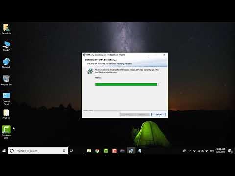 How to install IBM SPSS version 23 with license
