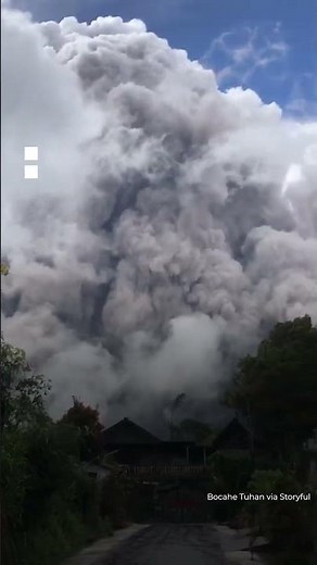Mount Merapi erupts, spewing ash into sky | #AJshorts