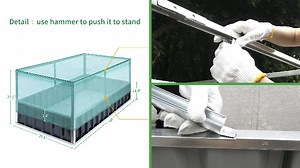 Watch How to Assemble KING BIRD Raised Bed Frame and Netting on Amazon Live