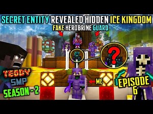 👿SECRET ENTITY REVEALED HIDDEN ICE KINGDOM - FOUND ICE KING WORLD IN TEDDY SMP{S2E6}