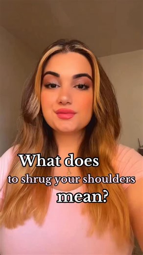1.8K views · 1.8K reactions | “to shrug your shoulders” meaning | Linguanancy | Facebook