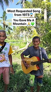 Here's the full Acoustic guitar cover video of a song YOU GAVE ME A MOUNTAIN By Plaridel Brothers of Baybay City Leyte 💚🙏😱 #acoustic #oldsongs #elvispresley #fypviralシ | Michael Maglasang