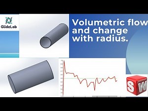 Step by Step Flow Simulation | Volumetric Flow | Change with Radius | Solidworks Simulations
