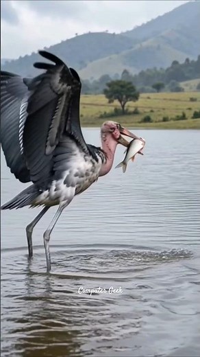 Marabou Stork – Nature’s Scariest Cleaner Bird