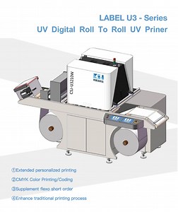 [Hot Item] UV Color label Printer Printing Roll Film Machine