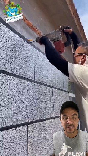 Cel mai nou tip de izolatie cu design! Ati mai intalnit asa ceva? #tricks #izolatie #fatada #construction | Doza de Viata