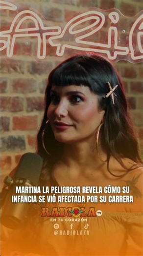 Martina La Peligrosa reveals how her childhood was affected by her career 💔