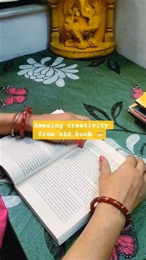 Study Table Decor Idea using Old Books | Aesthetic Desk Decor with Fairy Lights ✨📚 #shorts