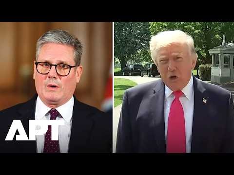 Trump Says UK PM Starmer “Using Windmills,” Claims They “Put You Out Of Business” | APT