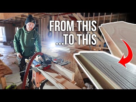 HOW WE CREATED A WEATHERED LOOK ON NEW WOOD CLADDING - Textured brushed grain