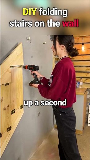 DIY Folding Stairs Anyone Can Build