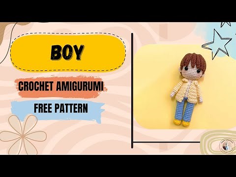 You Won't Believe This EASY Crochet Boy Amigurumi Pattern