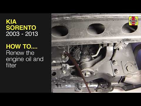Kia Sorento (2003 - 2013) - Renew the engine oil and filter