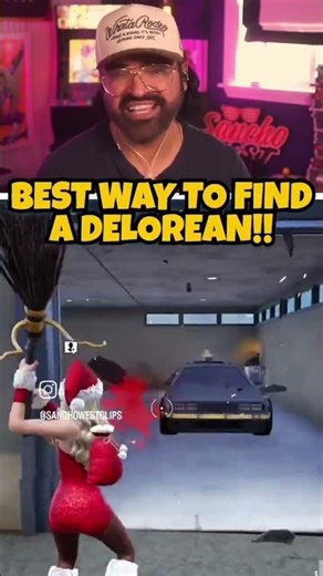 How to easily find a Delorean time machine in Fortnite #fortnite #ps5 #trending #shorts