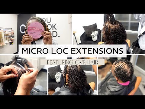 Micro Loc Extensions on SHORT LOW DENSITY HAIR | QVR HAIR | Tutorial | QVR HAIR