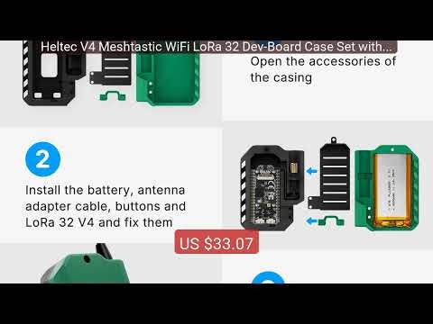 Heltec V4 Meshtastic WiFi LoRa 32 Dev-Board Case Set with 3000... — Best Buy 2026 | Great Quality!