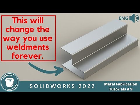 SOLIDWORKS WELDMENT Tutorial #9 // CUSTOM PROFILES