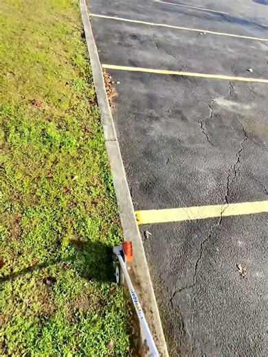 Curb edging at Commerical Property