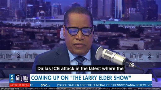 On Today's Larry Elder Show⤵️ The economy is growing, right-wing vs. left-wing violence, Hillary Clinton blames white, Christian men, the latest on Dallas ICE attack, and James Comey maybe indicted for perjury. All this and more on today's Larry Elder Show. On NOW! 6pm ET Salem News Channel. Call 888-971-SAGE (7243) to be on the show! | Larry Elder