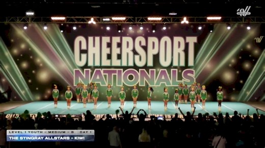 The Stingray Allstars - Kiwi [2026 L1 Youth - Medium - B Day 1] 2026 CHEERSPORT National All Star Cheerleading Championship