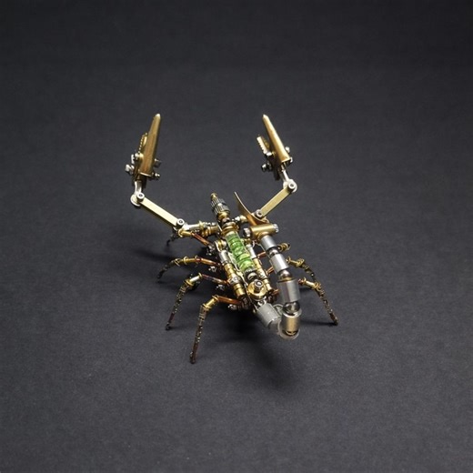 Metal Scorpion Robot Building Kit DIY, Steampunk Mechanical Model - Etsy