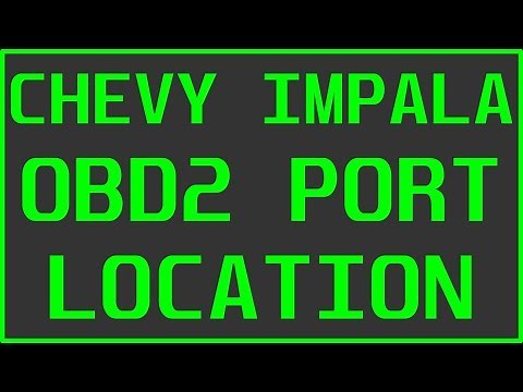 CHEVY IMPALA OBD2 PORT LOCATION