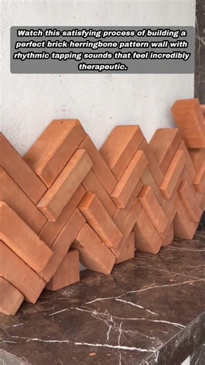 How To Build A Perfect Interlocking Zigzag Brick Wall