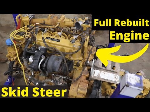 Rebuilding a Flood Damage Engine For out Caterpillar 259d Part 5