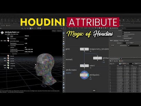 Introduction to Attribute in Houdini in Hindi💥 Attribute in houdini for beginners