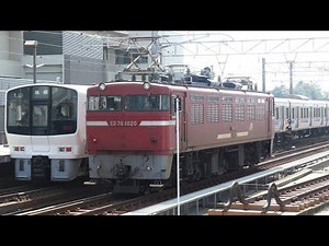 ED76のブロワー起動音を収録するも隣の811系にかき消されてしまう 千早操のエンド交換 ED76-1020鍋島貨物遅延4083レ