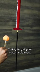 Make sure your katana is clean!🤺 | MiniKatana