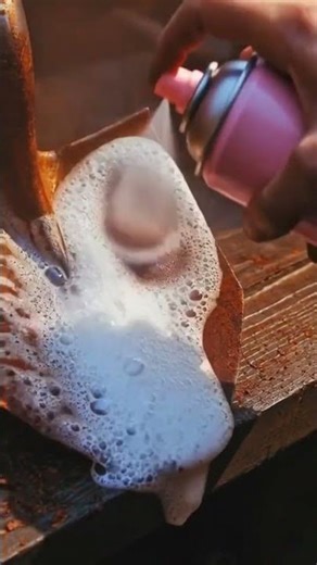 Rusted Boat Cleat Cleaning – Satisfying Rust Removal