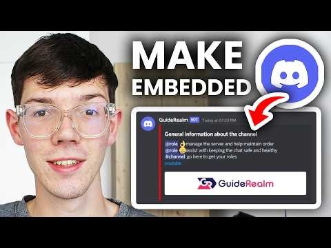 How To Make Embedded Info Channels On Discord - Full Guide
