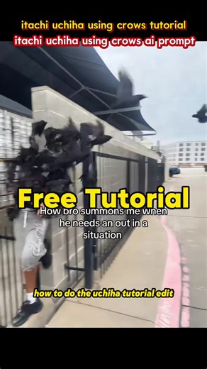 Itachi Uchiha Crow Tutorial: Step-by-Step Edit Guide