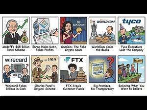 The Worst Financial Scams Ever Explained Like You're 5 | Madoff, Enron, FTX & Crypto Frauds