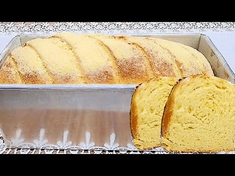 PÃO FOFINHO DE FUBÁ COM POUCOS INGREDIENTES - RECEITA FÁCIL