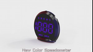 Digital Speedometer G13, New HUD, KMH Mph GPS Speedometer with Overspeed Alarm, Fatigue Driving Alarm, USB Plug and Play, Universal Heads Up Display Suitable for All Cars