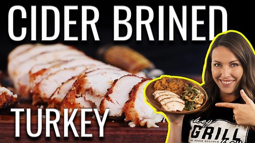This Cider Brined Smoked Turkey Breast is not only flavorful, but juicy to boost. Brined turkey breast combined with a sweet and savory sweet rub make for a turkey breast that is just as good for a weekday dinner as it is served on a special occasion. My Sauces, Rubs and Merch: https://patio-provisions.com/ Recipe here: https://heygrillhey.com/smoked-turkey-breast/ | Hey Grill, Hey by Susie Bulloch