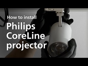 How to install Philips CoreLine projectors
