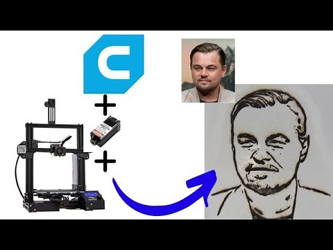 Ender 3 laser engraver attachment using Cura